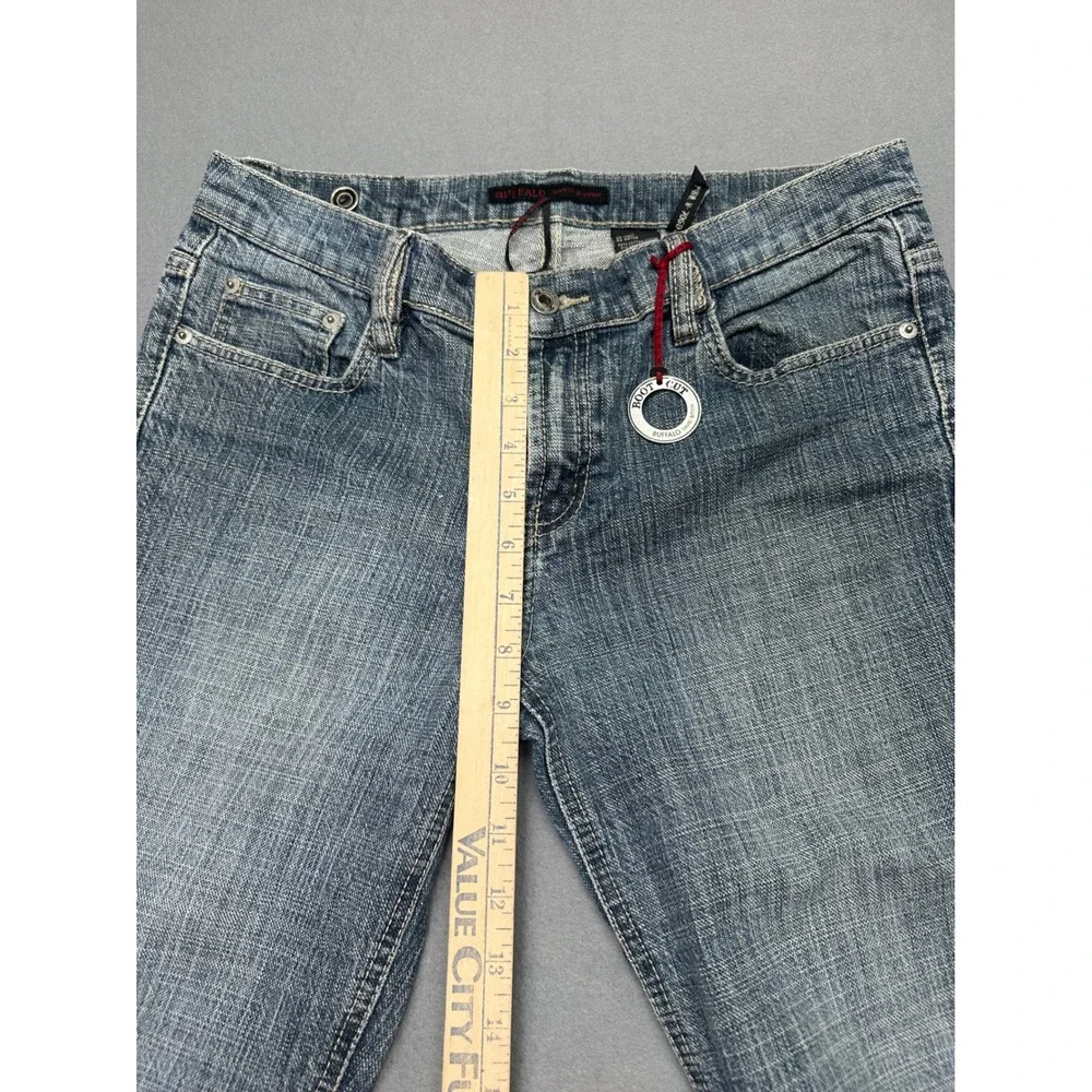 Buffalo David Bitton MOWY-X Y2K Blue‎ Bootcut Jeans Mens 31 Medium Wash Denim